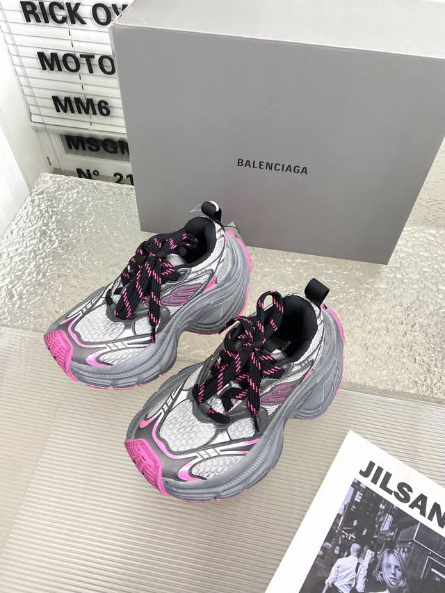 Balenciaga巴黎世家 最新款10Xl 10Xl系列 情侣款老爹鞋 顶级版本 运动鞋原版购入开发 做货 Balenciaga 整体鞋型汲取了balenci